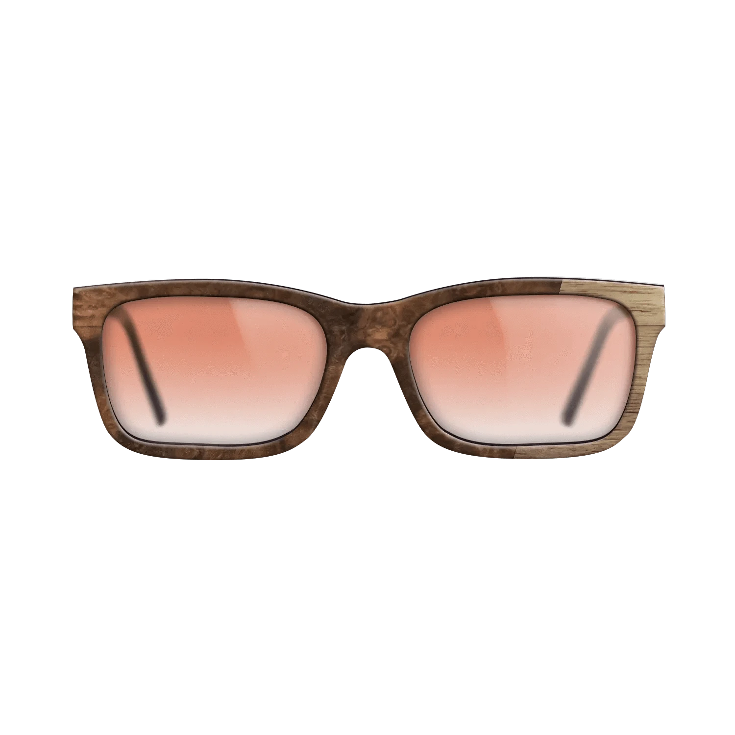 Walnut Burl,Walnut: Straight Grain: Bauhaus - The Sage - Rectangle - 1423 - SIRIS wood optic