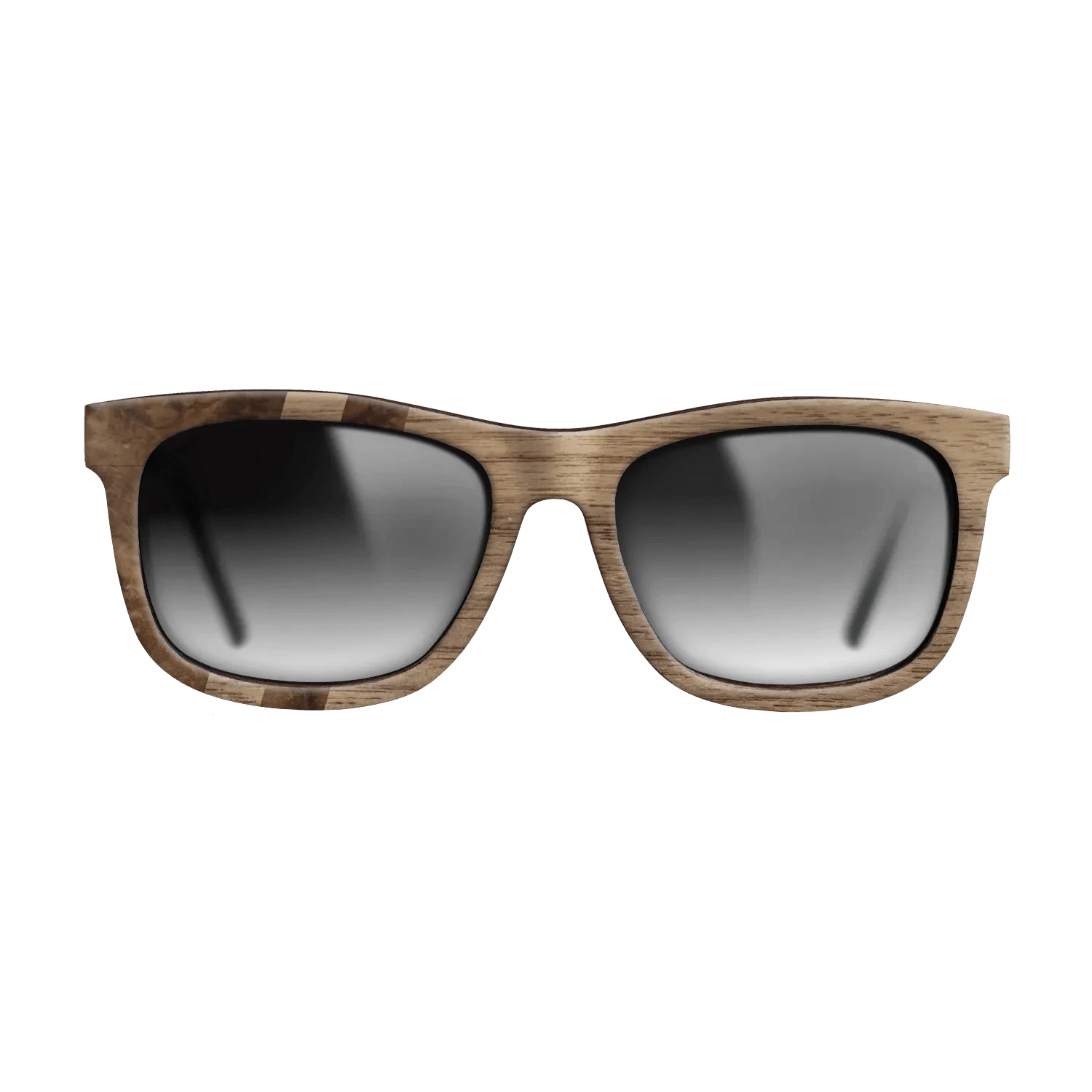 Walnut Burl,Walnut: Straight Grain: Splice - The Hero - Square - SIRIS wood optic