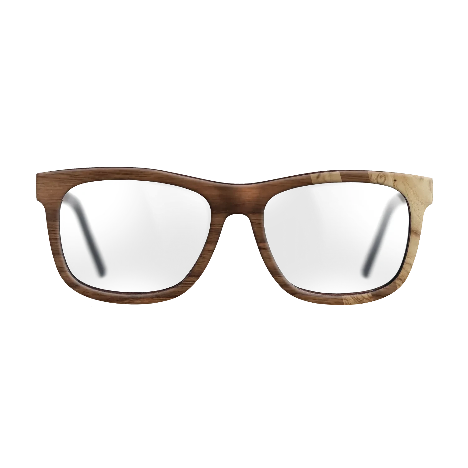 Walnut Claro Dark,Olive Burl: Splice - The Hero - Square - SIRIS wood optic