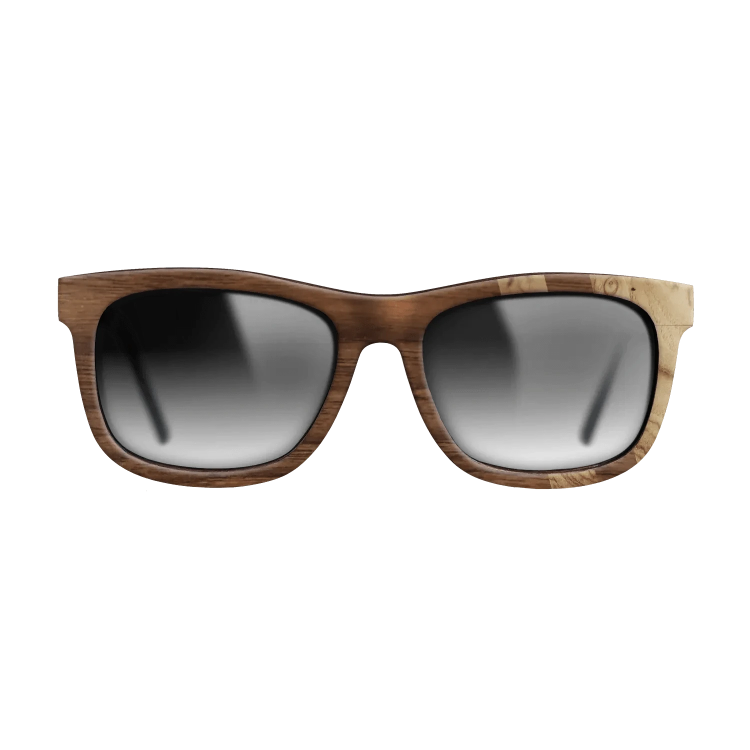 Walnut Claro Dark,Olive Burl: Splice - The Hero - Square - SIRIS wood optic