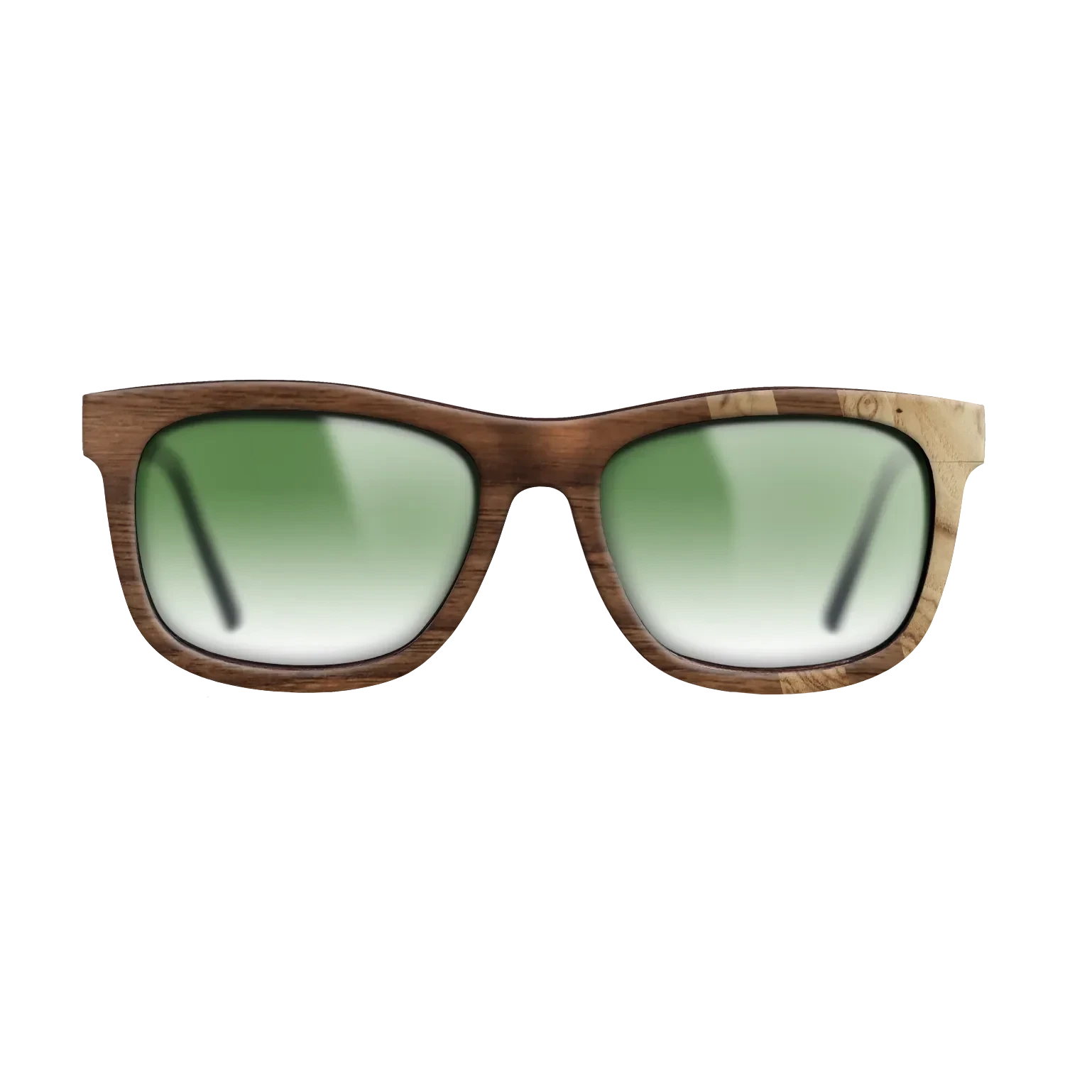 Walnut Claro Dark,Olive Burl: Splice - The Hero - Square - SIRIS wood optic