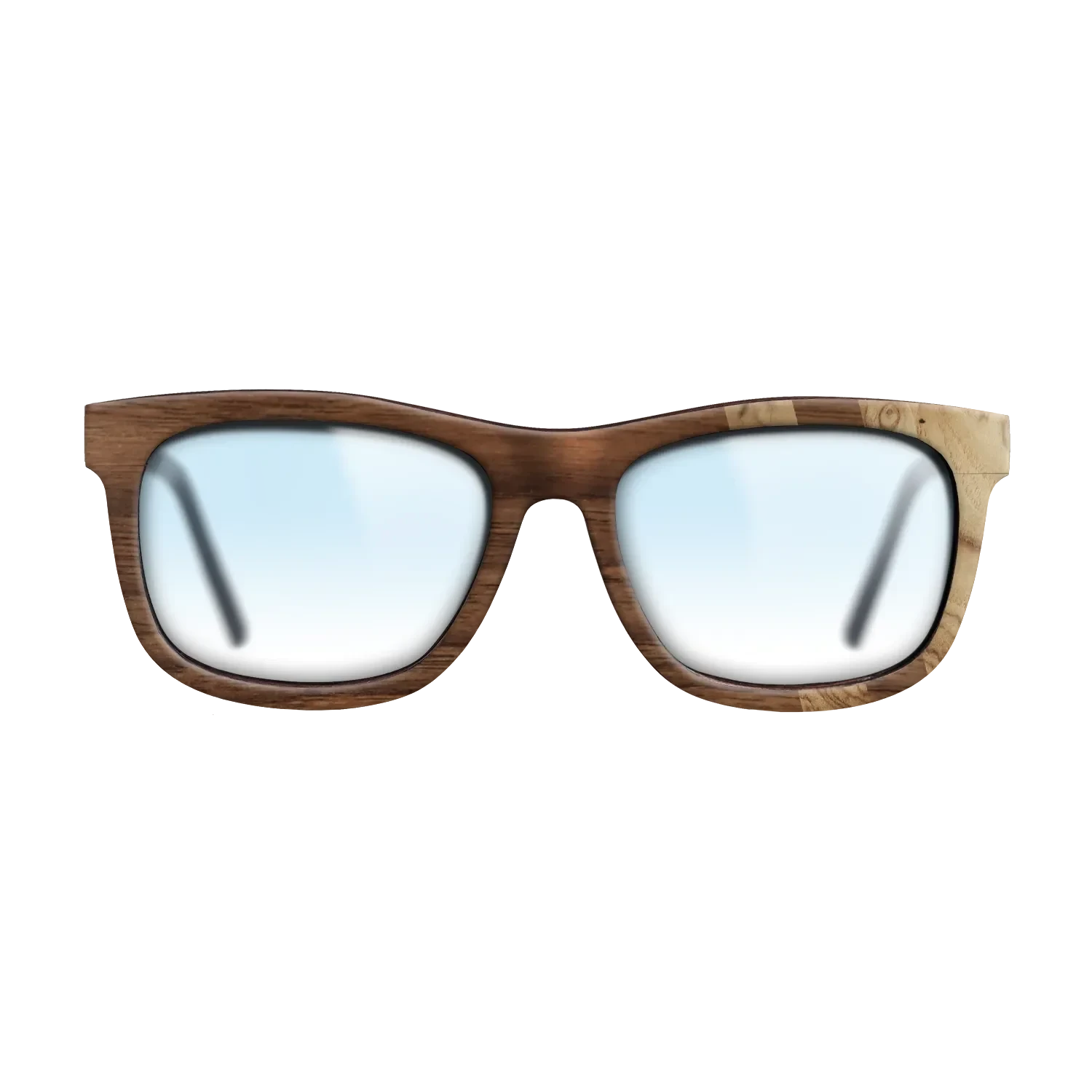 Walnut Claro Dark,Olive Burl: Splice - The Hero - Square - SIRIS wood optic