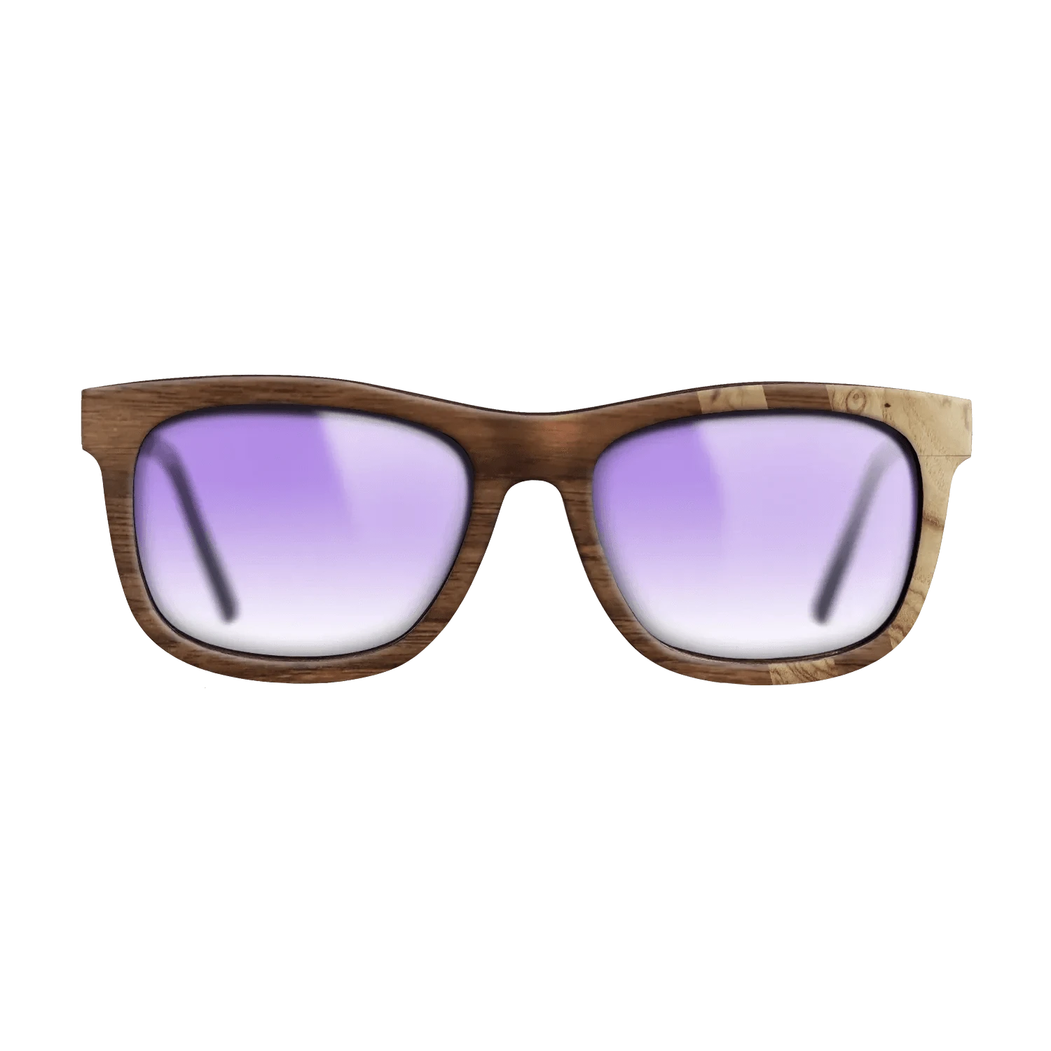 Walnut Claro Dark,Olive Burl: Splice - The Hero - Square - SIRIS wood optic