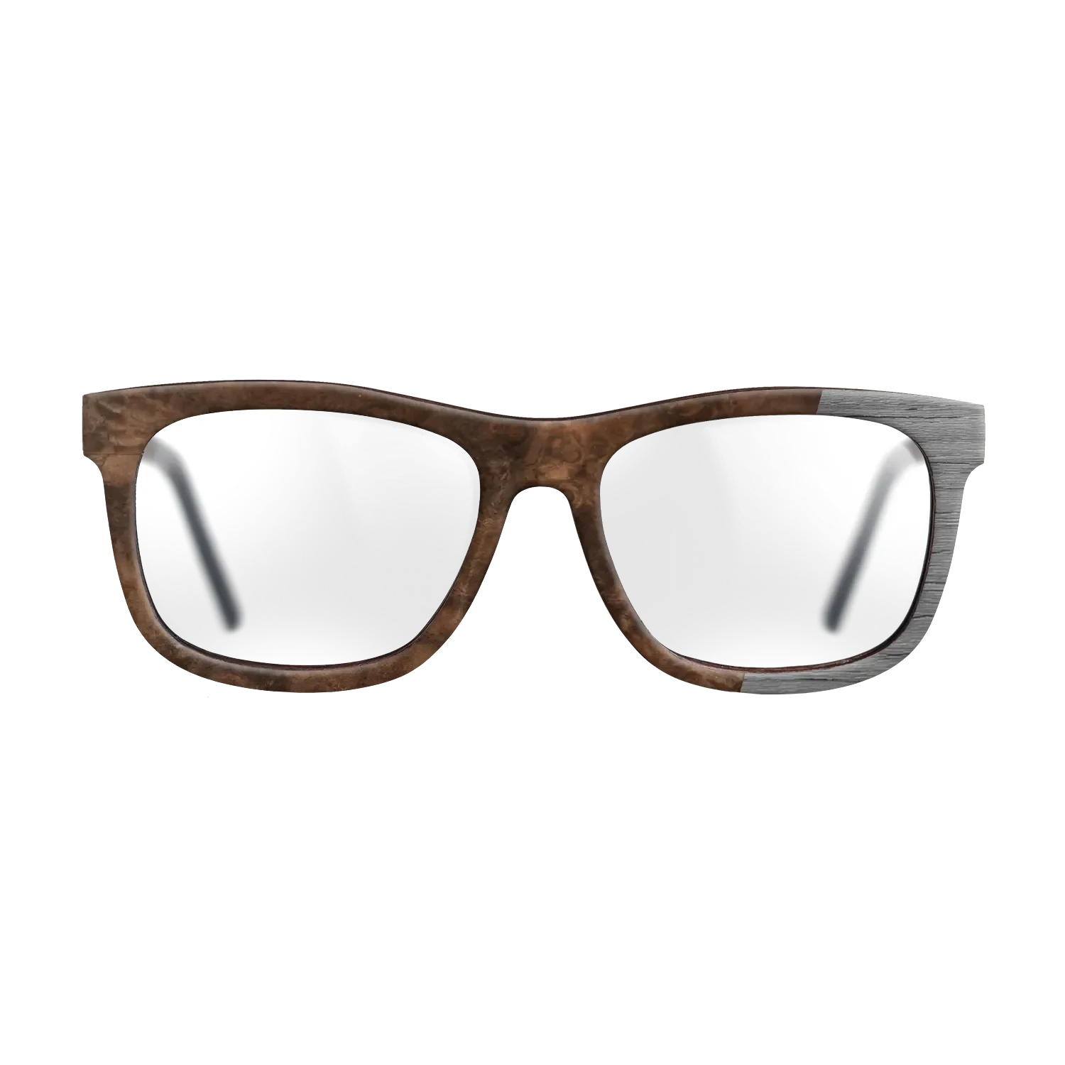 Walnut Burl,Poplar Dyed: Grey: Bauhaus - The Hero - Square - 1879 - SIRIS wood optic