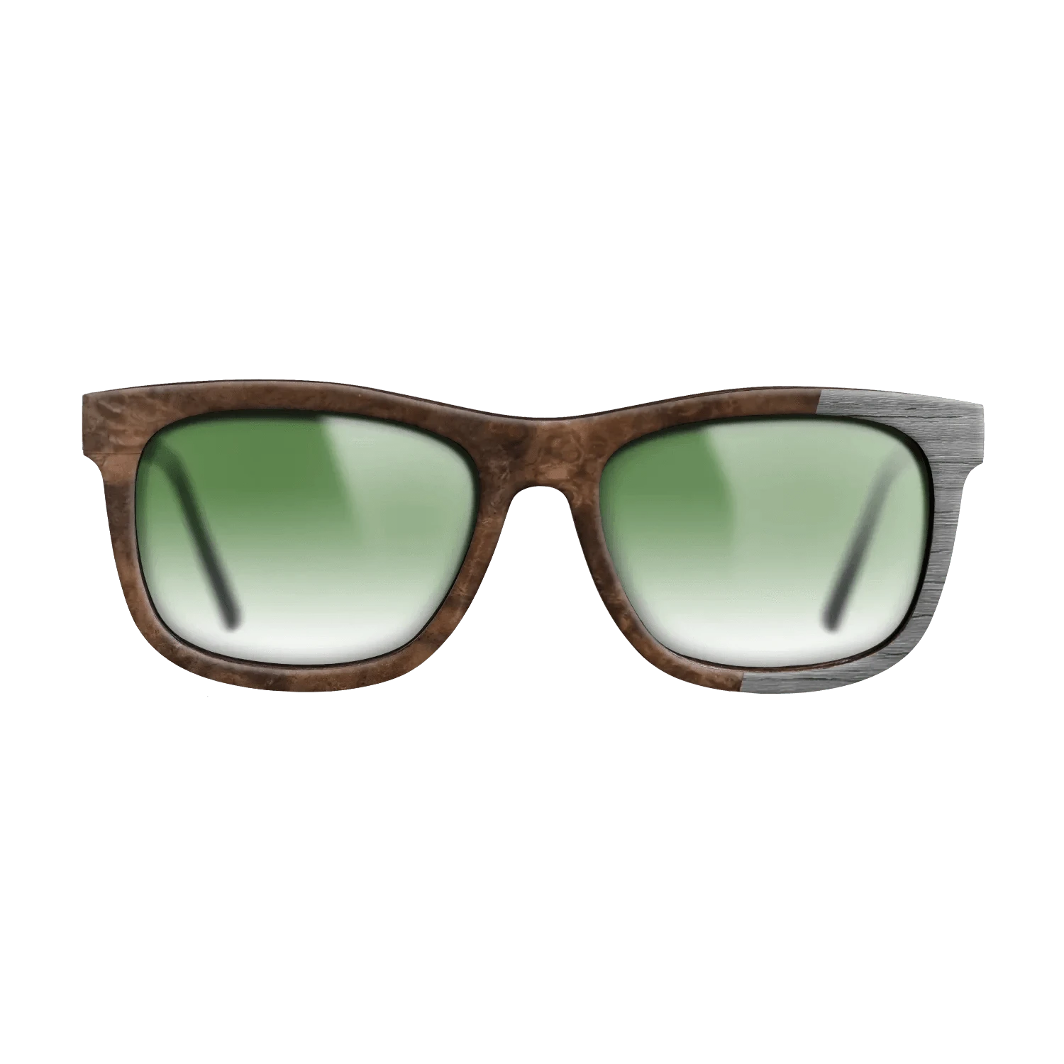 Walnut Burl,Poplar Dyed: Grey: Bauhaus - The Hero - Square - 1879 - SIRIS wood optic