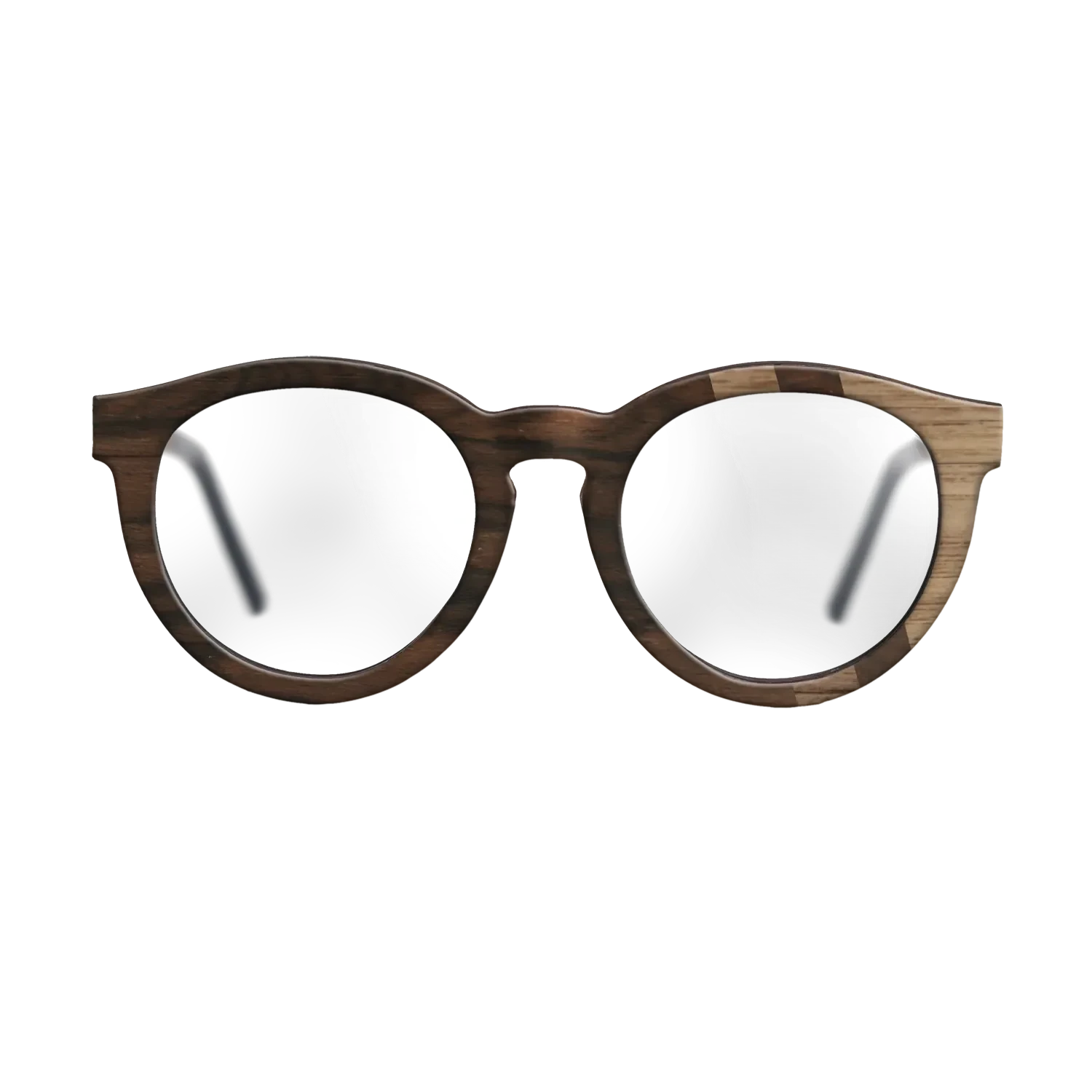 Ziricote Dark Quartered,Walnut: Straight Grain: Splice - The Rebel - Round - 824 - SIRIS wood optic