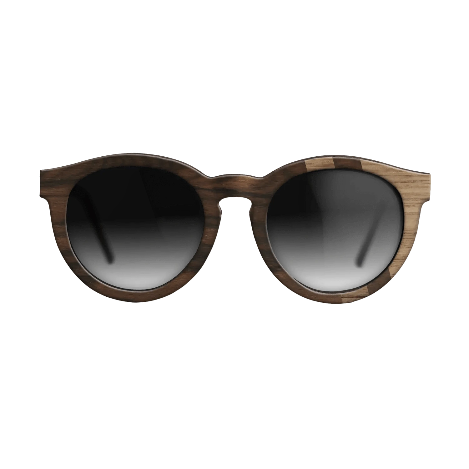 Ziricote Dark Quartered,Walnut: Straight Grain: Splice - The Rebel - Round - 824 - SIRIS wood optic