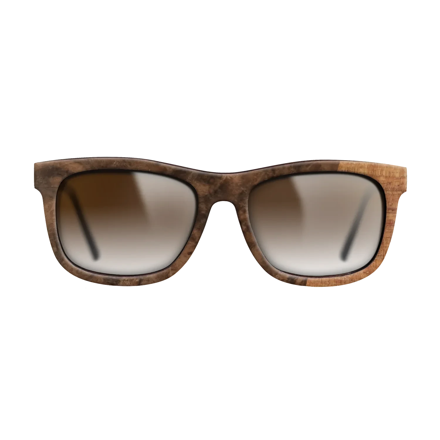 Koa,Walnut Burl: Bauhaus - The Hero - Square - SIRIS wood optic