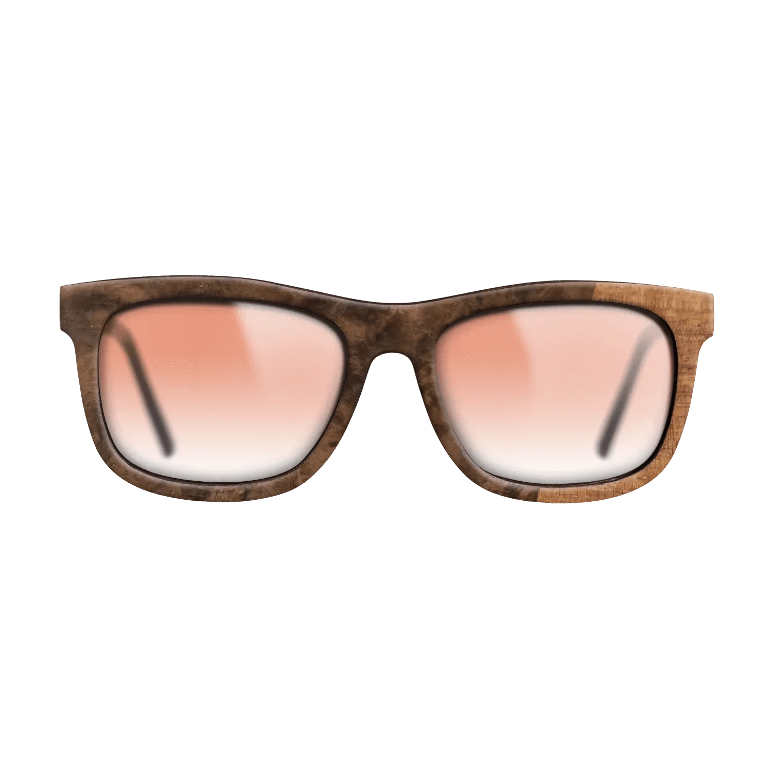 Koa,Walnut Burl: Bauhaus - The Hero - Square - SIRIS wood optic