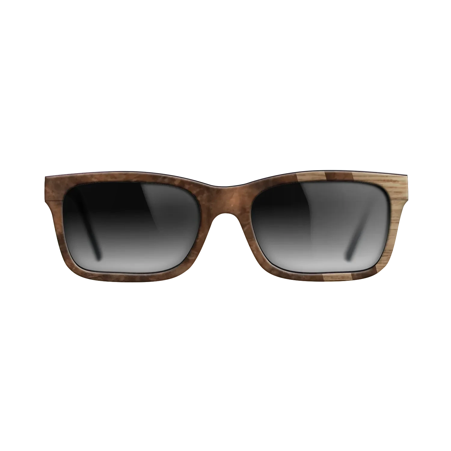 Walnut Burl,Walnut: Straight Grain: Splice - The Sage - Rectangle - 1179 - SIRIS wood optic