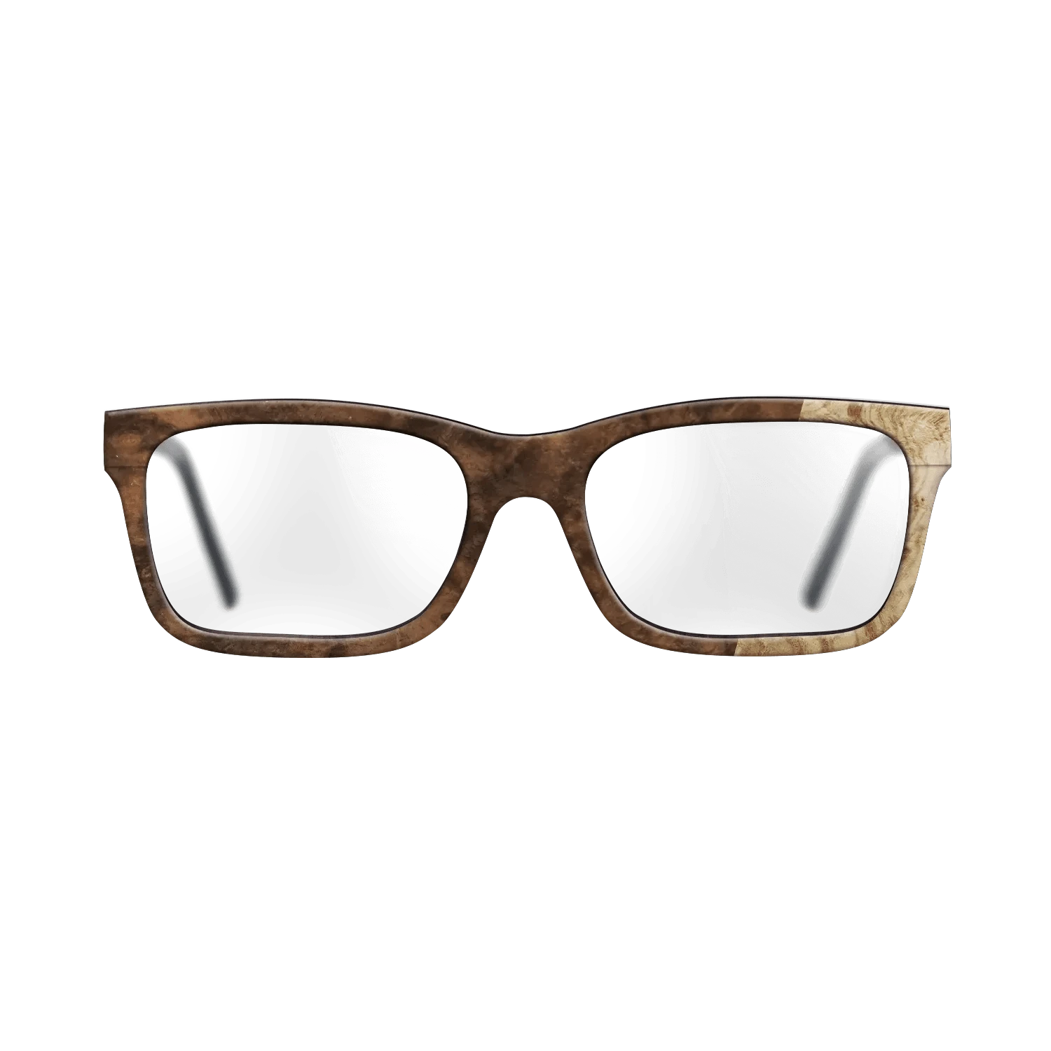 Walnut Burl,Olive Burl: Bauhaus - The Sage - Rectangle - 724 - SIRIS wood optic