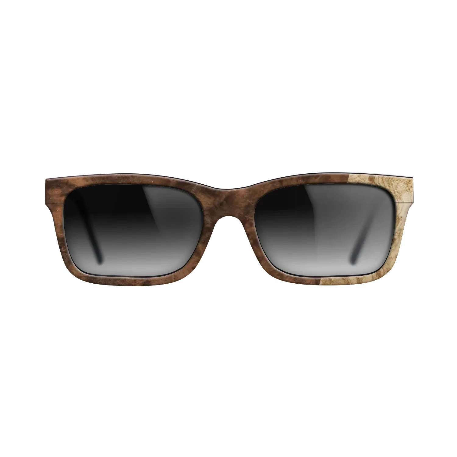 Walnut Burl,Olive Burl: Bauhaus - The Sage - Rectangle - 724 - SIRIS wood optic