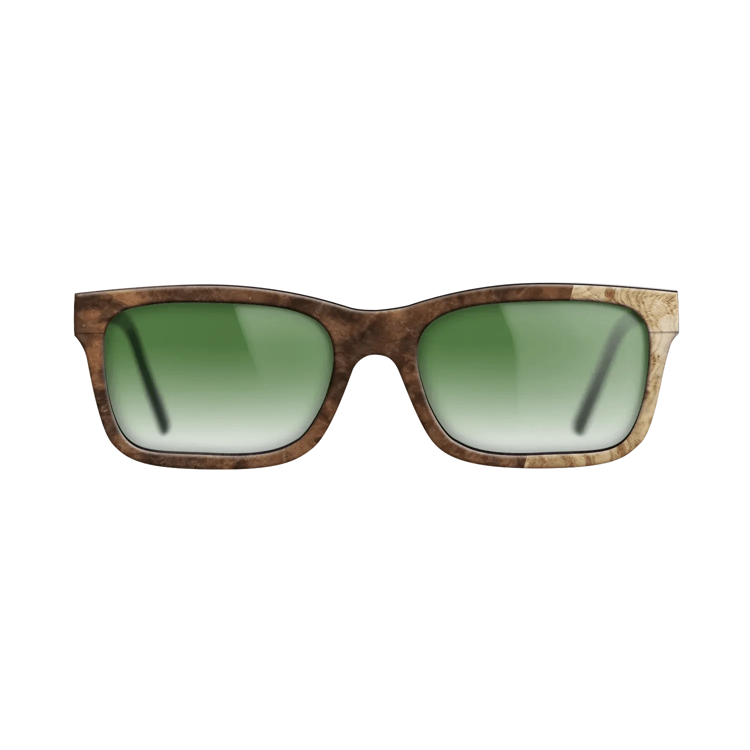 Walnut Burl,Olive Burl: Bauhaus - The Sage - Rectangle - 724 - SIRIS wood optic