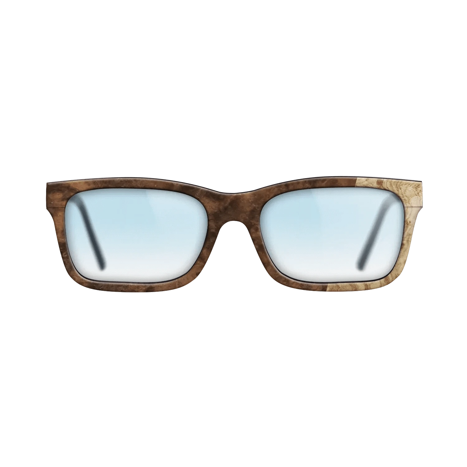 Walnut Burl,Olive Burl: Bauhaus - The Sage - Rectangle - 724 - SIRIS wood optic