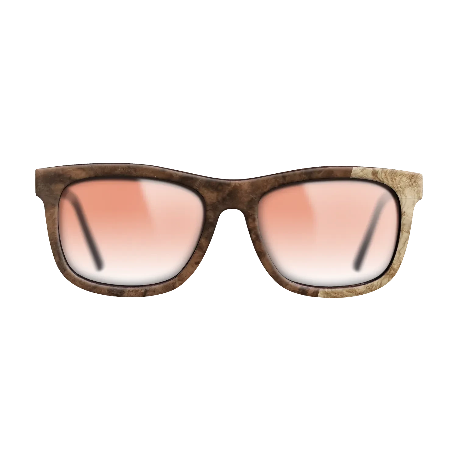 Walnut Burl,Olive Burl: Bauhaus - The Hero - Square - 724 - SIRIS wood optic