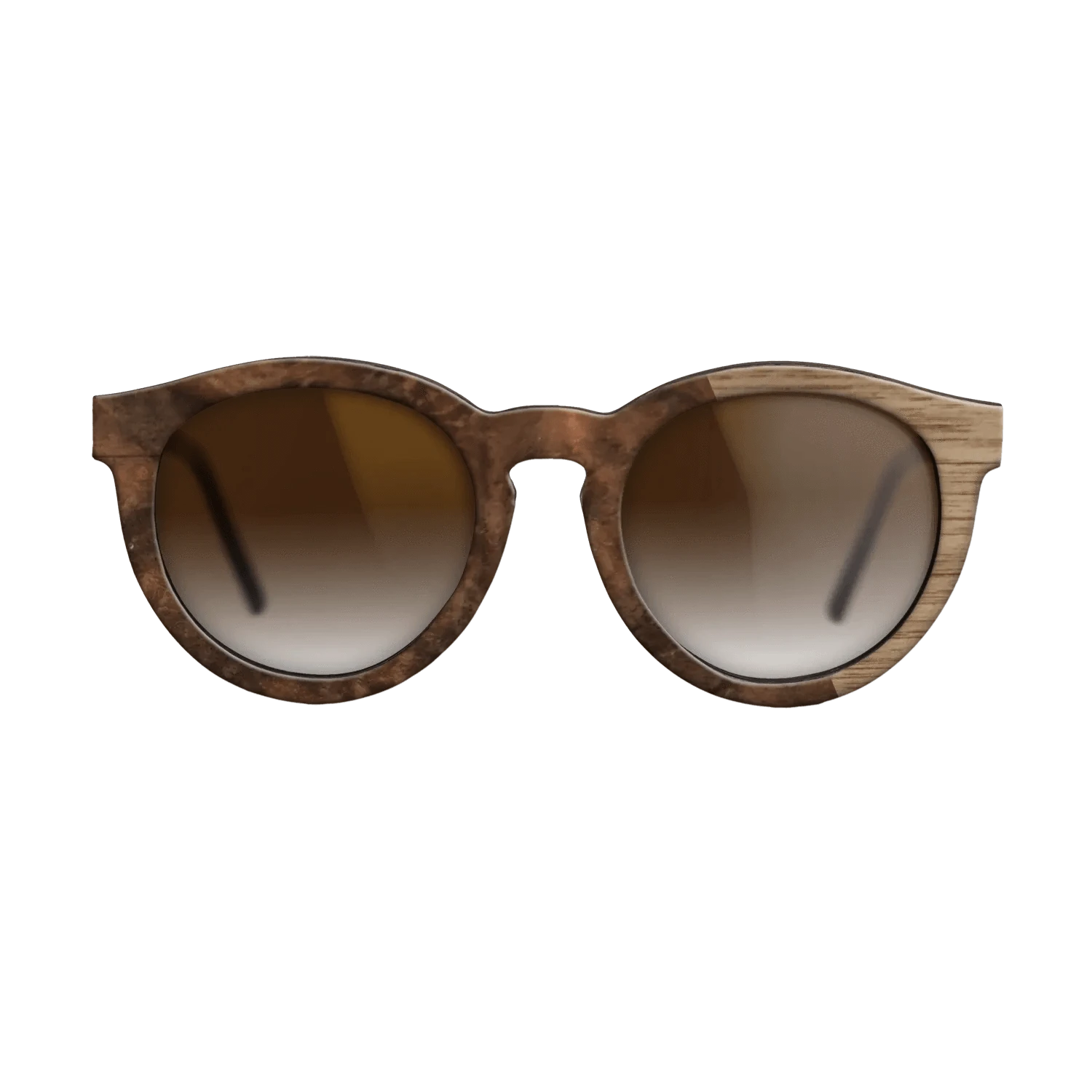 Walnut Burl,Walnut: Straight Grain: Splice - The Rebel - Round - 754 - SIRIS wood optic