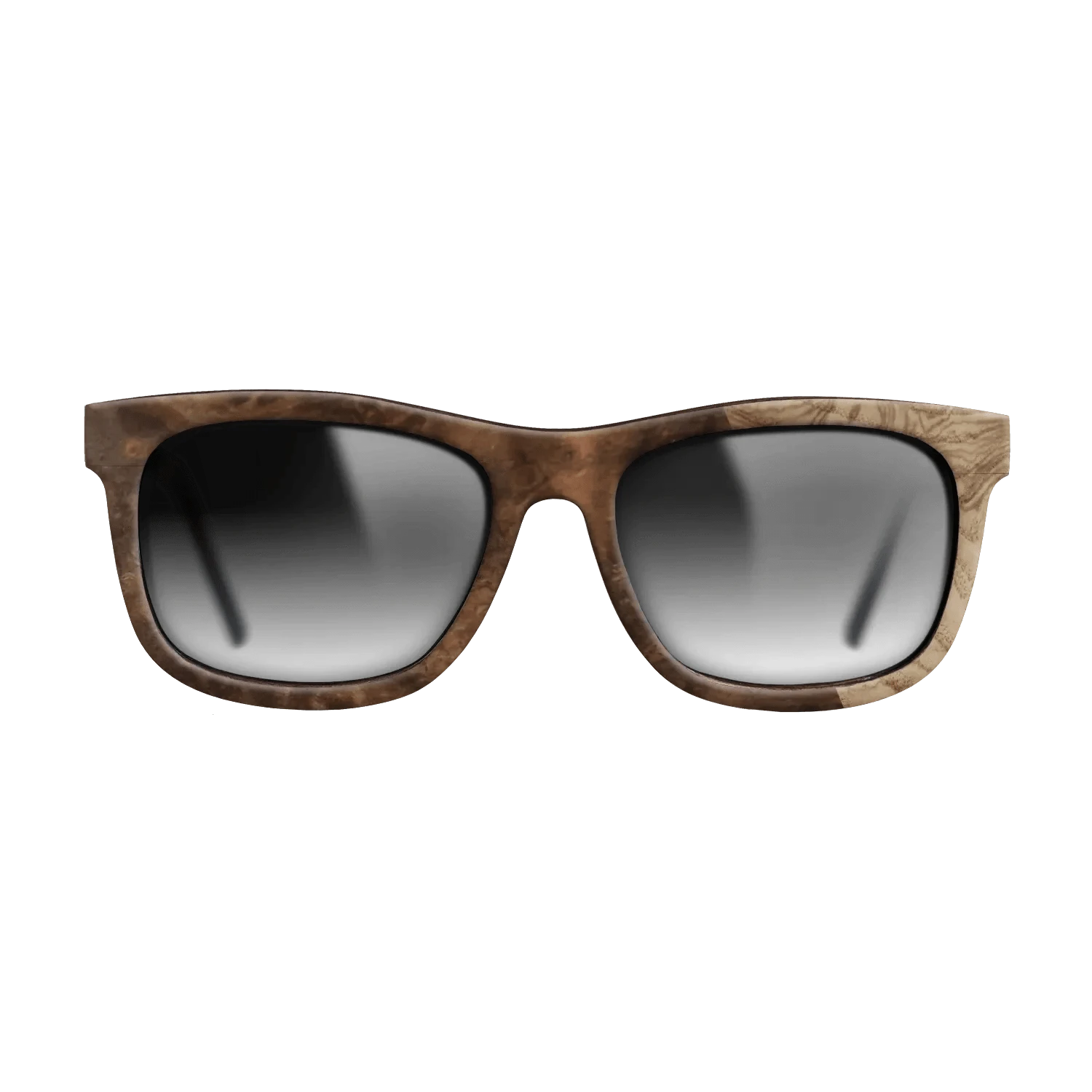 Walnut Burl,Olive Burl: Splice - The Hero - Square - SIRIS wood optic