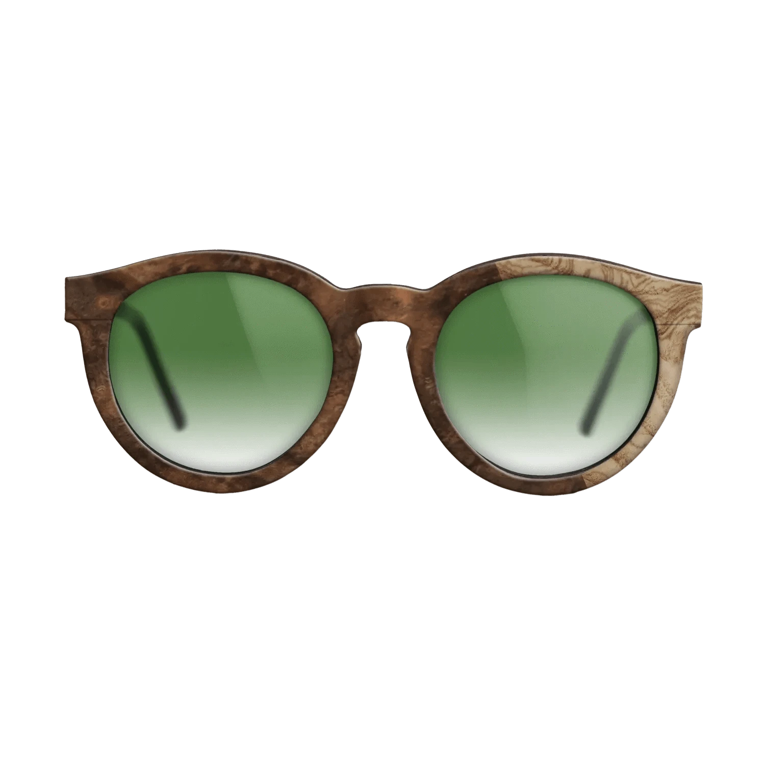 Walnut Burl,Olive Burl: Splice - The Rebel - Round - SIRIS wood optic