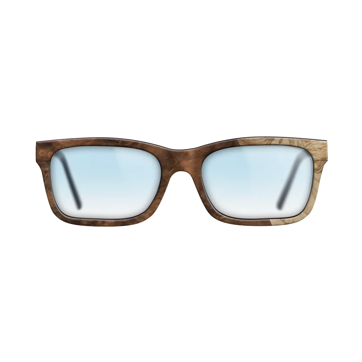 Walnut Burl,Olive Burl: Splice - The Sage - Rectangle - SIRIS wood optic