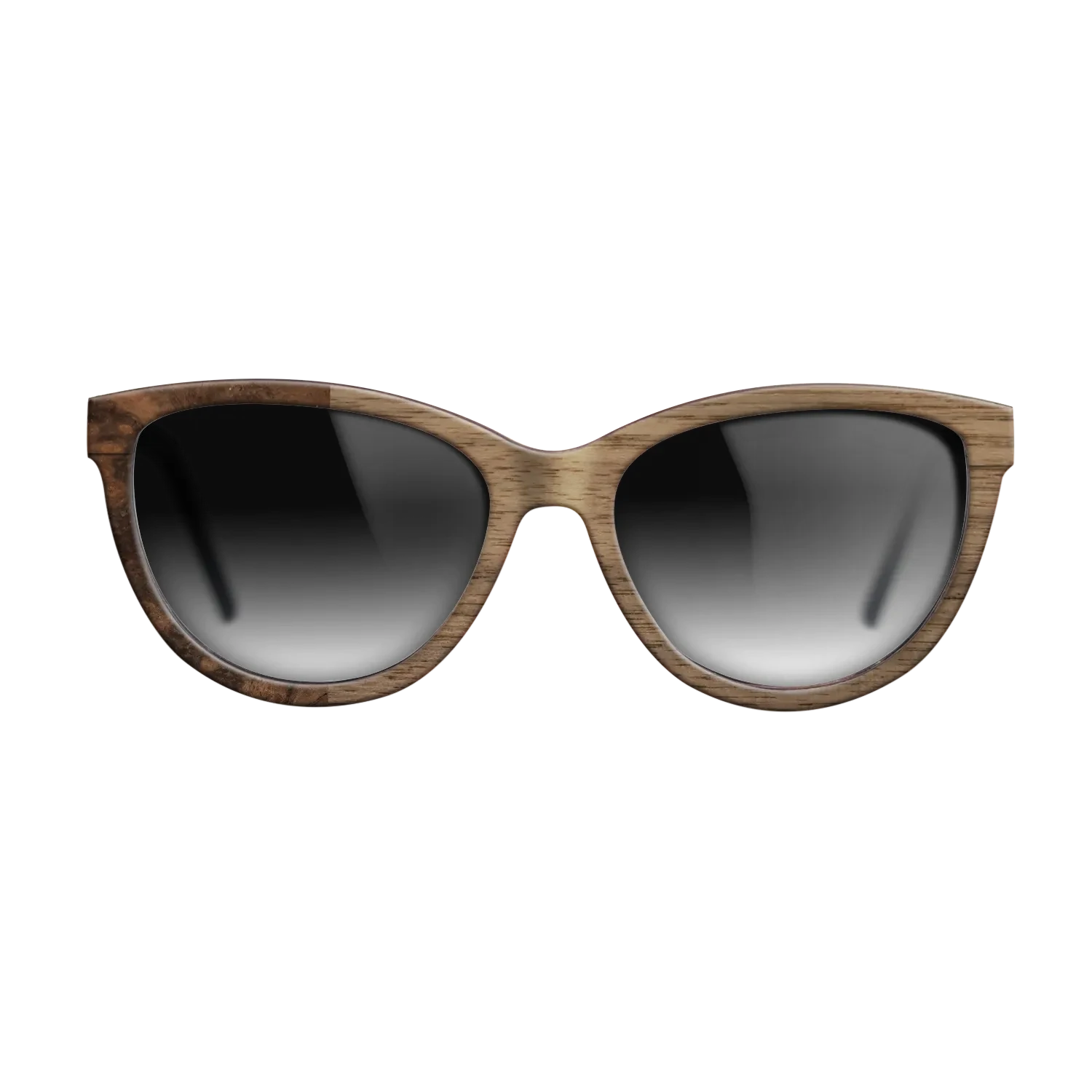 Walnut: Straight Grain,Walnut Burl: Binary - The Maiden - Cat - SIRIS wood optic