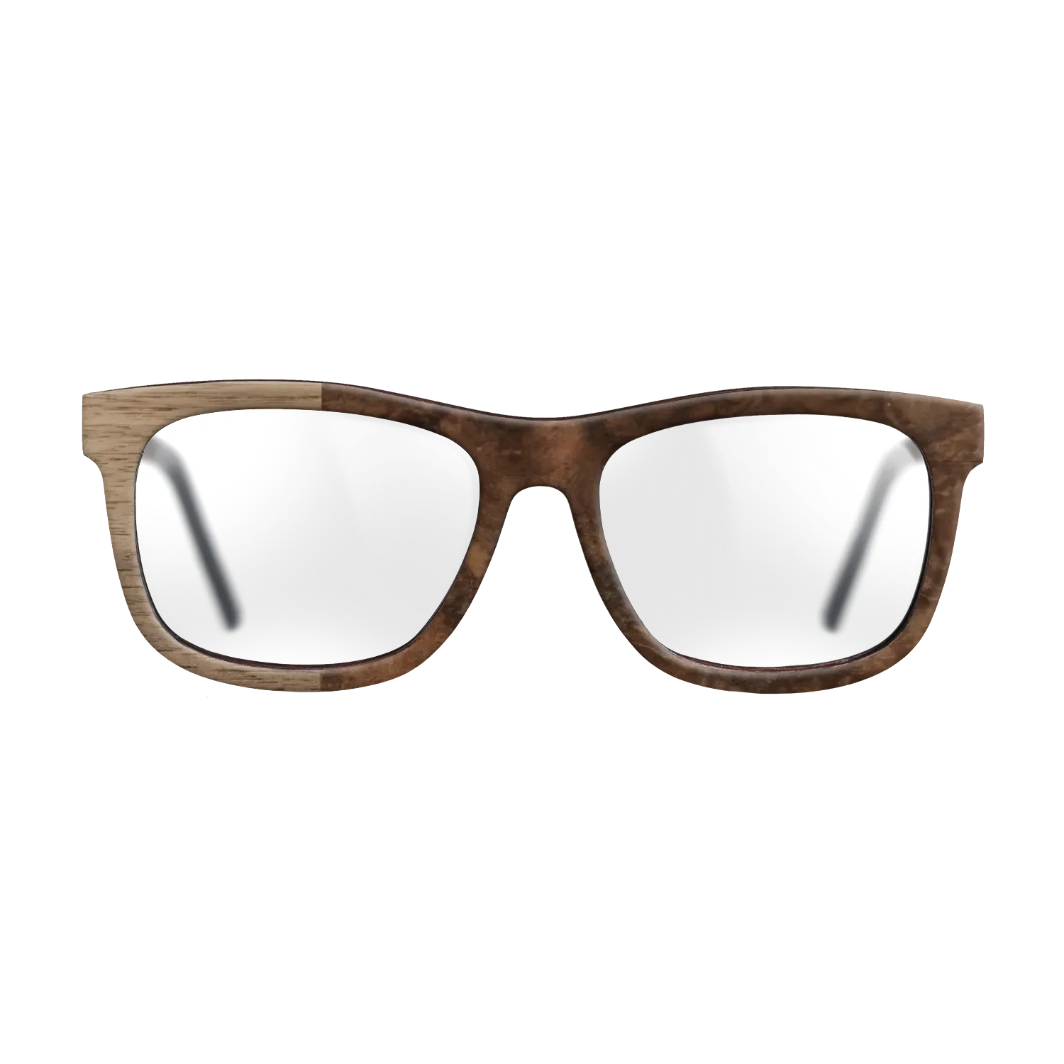 Walnut Burl,Walnut: Straight Grain: Binary - The Hero - Square - SIRIS wood optic