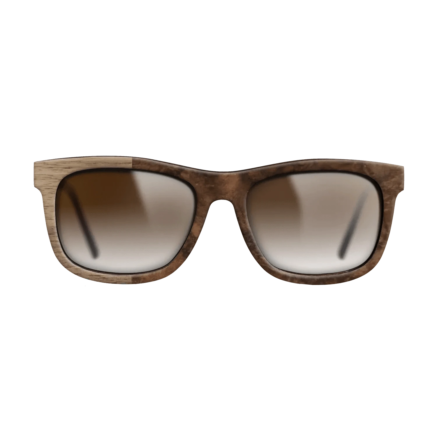 Walnut Burl,Walnut: Straight Grain: Binary - The Hero - Square - SIRIS wood optic