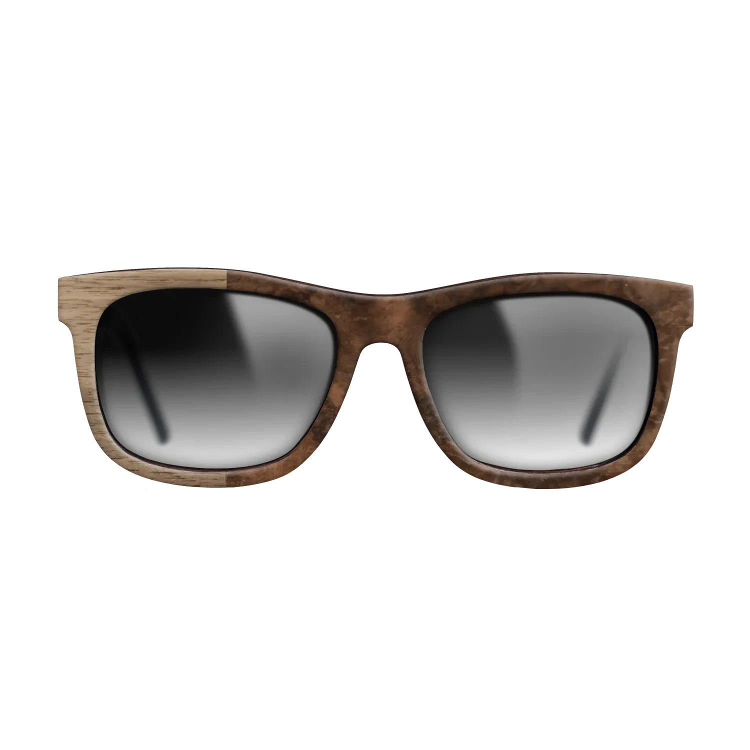 Walnut Burl,Walnut: Straight Grain: Binary - The Hero - Square - SIRIS wood optic