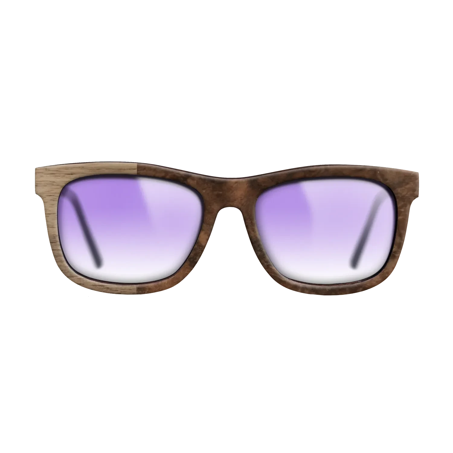 Walnut Burl,Walnut: Straight Grain: Binary - The Hero - Square - SIRIS wood optic