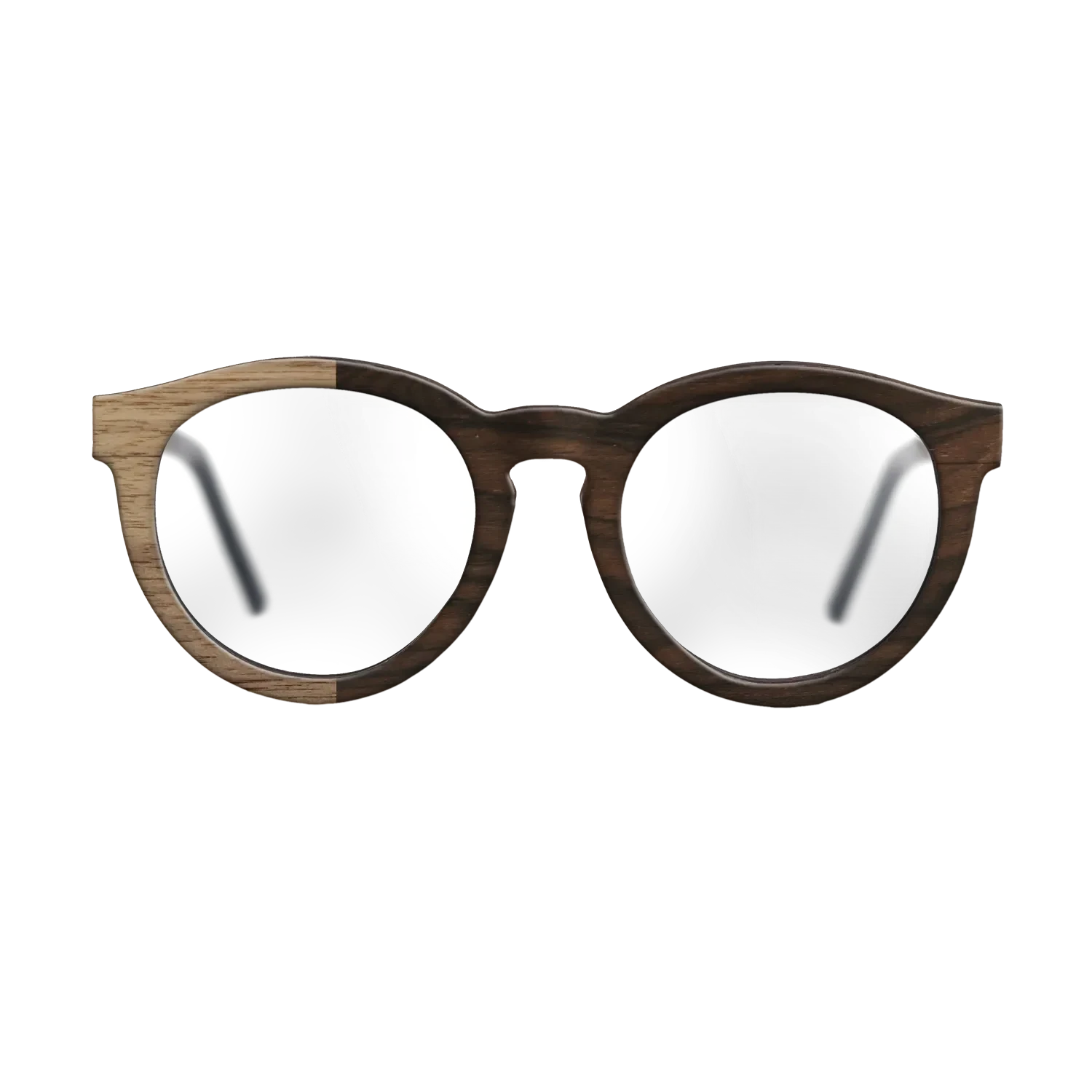 Ziricote Dark Quartered,Walnut: Straight Grain: Binary - The Rebel - Round - SIRIS wood optic