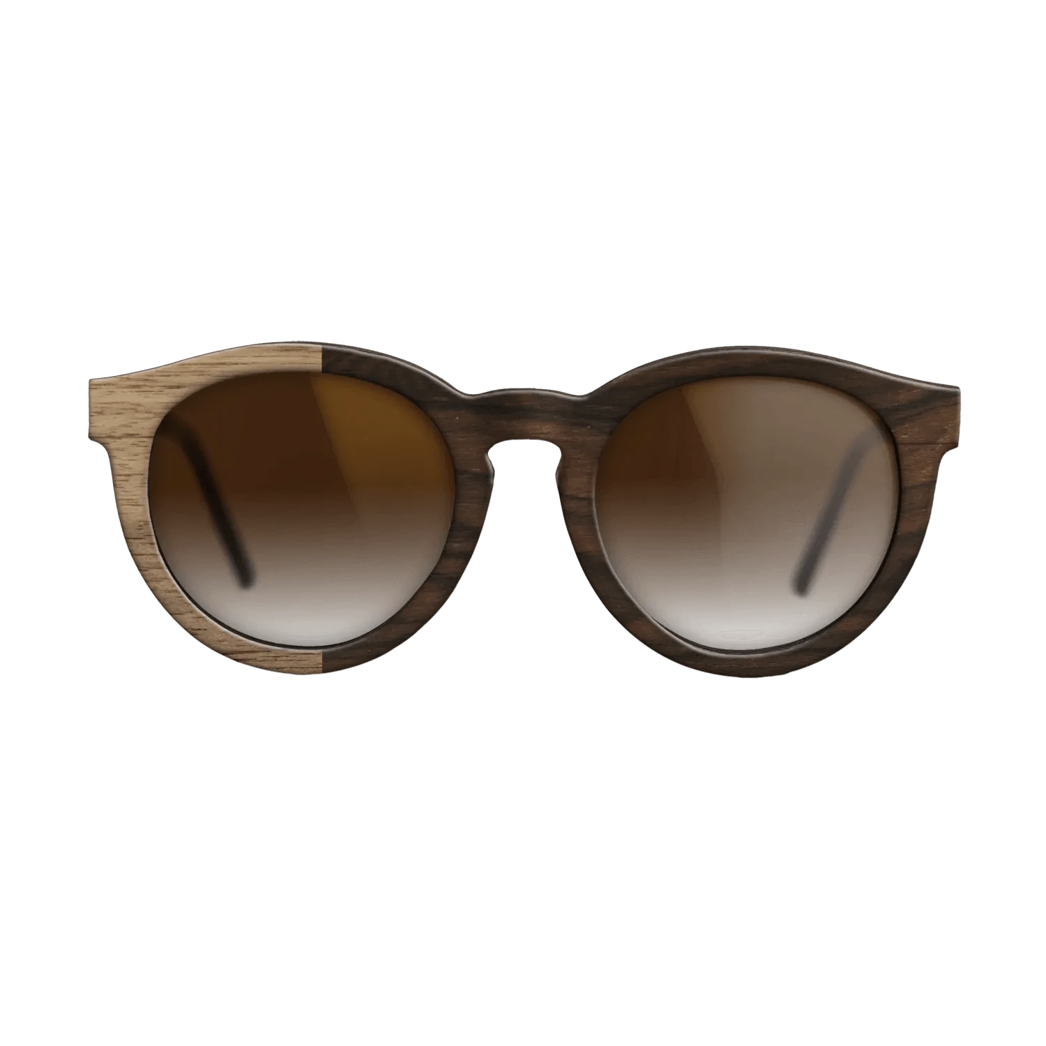 Ziricote Dark Quartered,Walnut: Straight Grain: Binary - The Rebel - Round - SIRIS wood optic