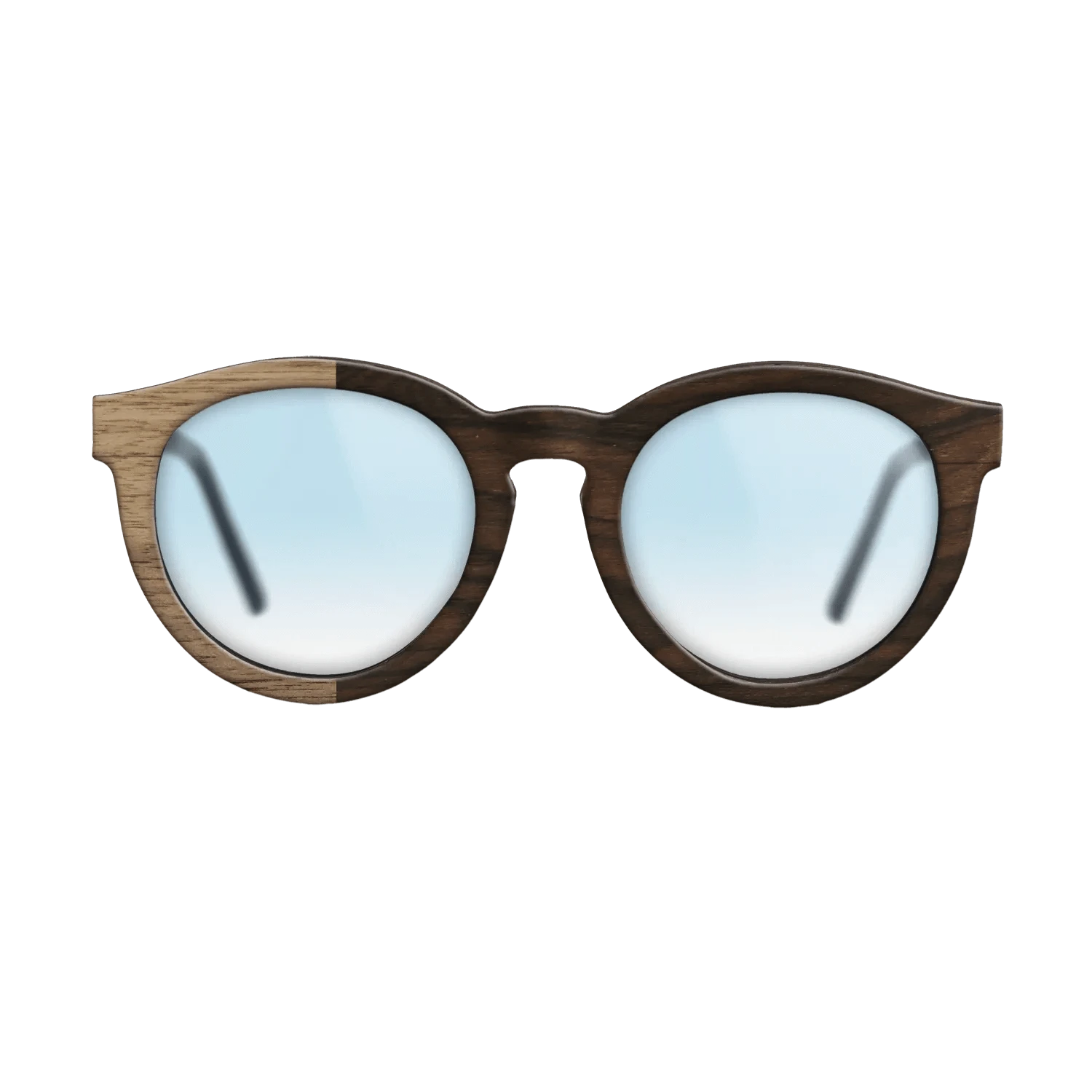 Ziricote Dark Quartered,Walnut: Straight Grain: Binary - The Rebel - Round - SIRIS wood optic