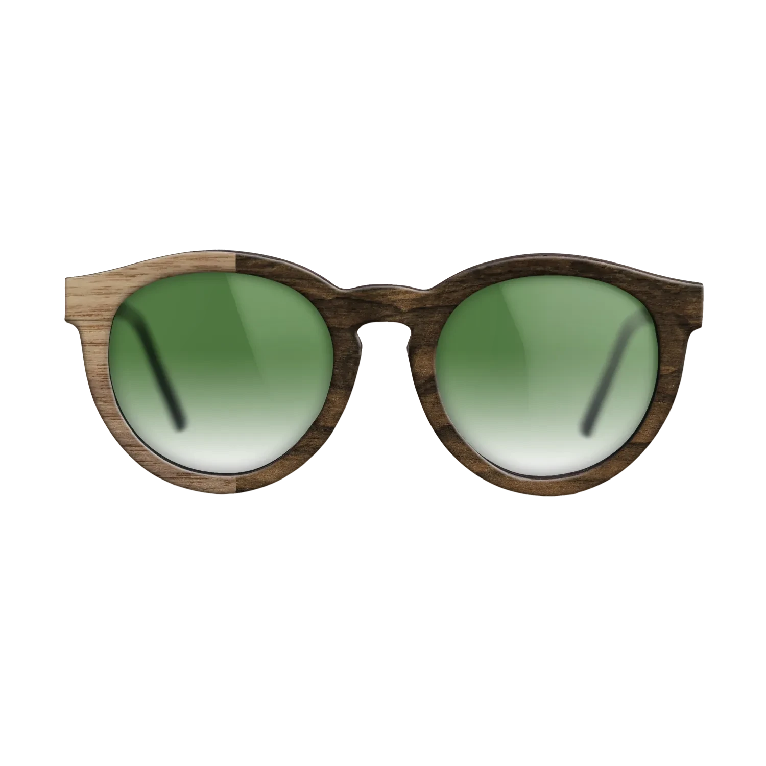 Ziricote Dark Quartered,Walnut: Straight Grain: Binary - The Rebel - Round - 1091 - SIRIS wood optic