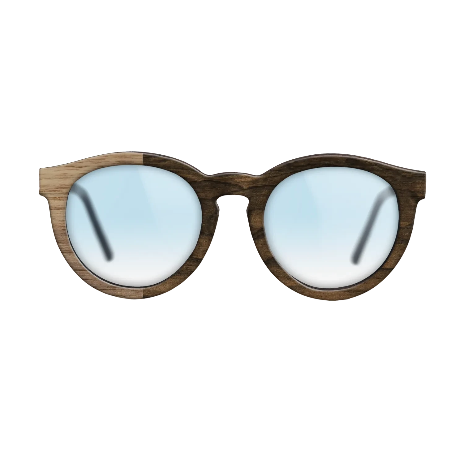 Ziricote Dark Quartered,Walnut: Straight Grain: Binary - The Rebel - Round - 1091 - SIRIS wood optic