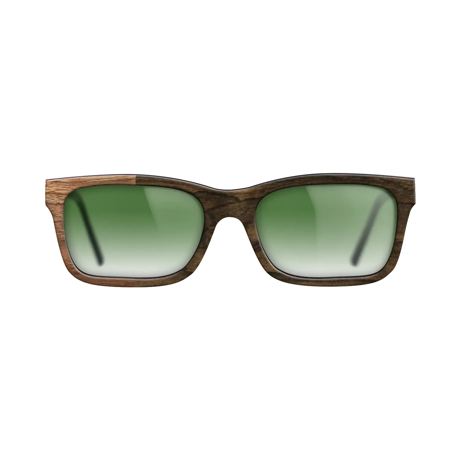 Ziricote Dark Quartered,Walnut Claro Light: Binary - The Sage - Rectangle - SIRIS wood optic