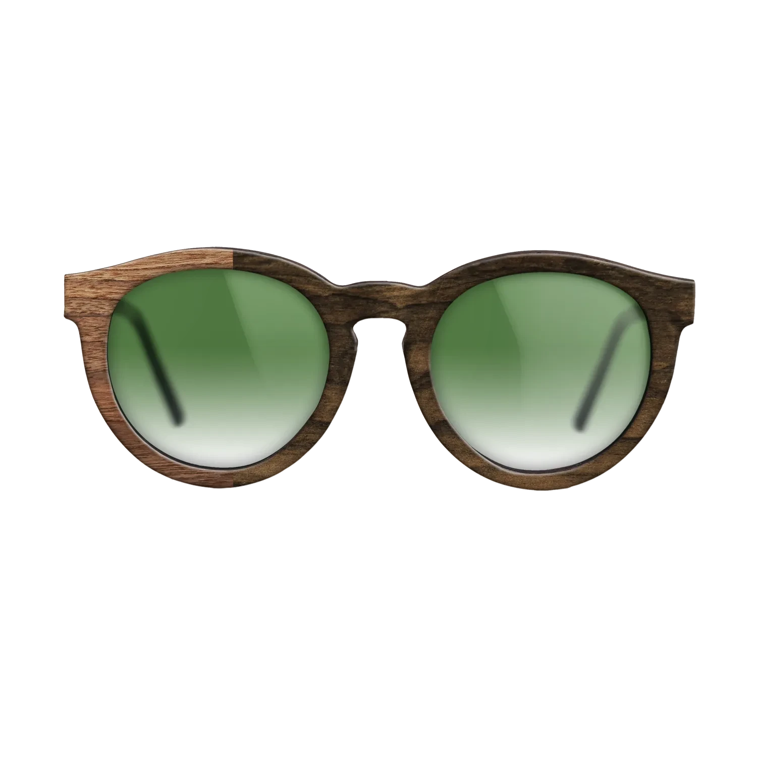 Ziricote Dark Quartered,Walnut Claro Light: Binary - The Rebel - Round - SIRIS wood optic