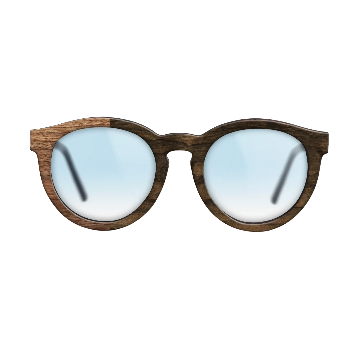 Ziricote Dark Quartered,Walnut Claro Light: Binary - The Rebel - Round - SIRIS wood optic