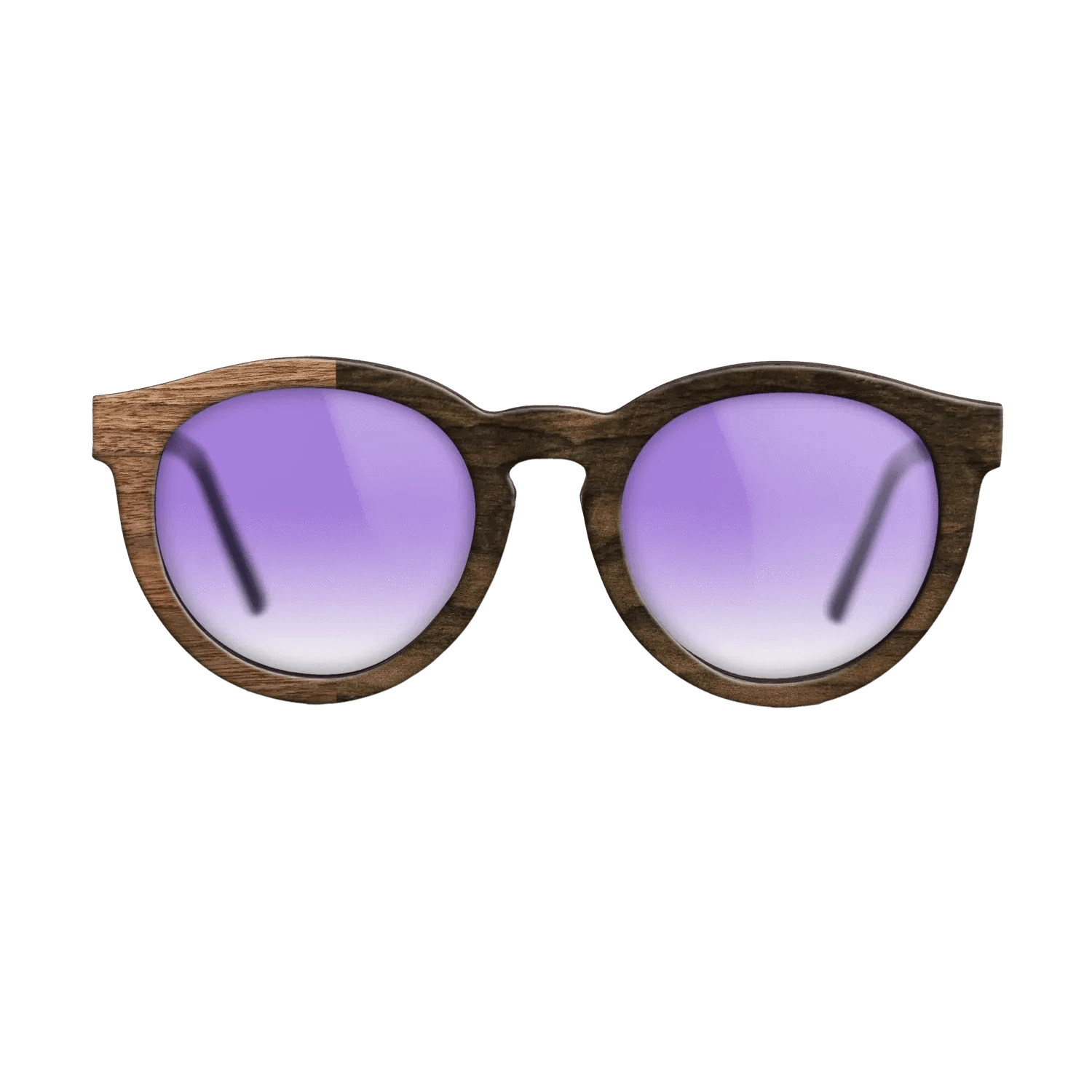 Ziricote Dark Quartered,Walnut Claro Light: Binary - The Rebel - Round - SIRIS wood optic